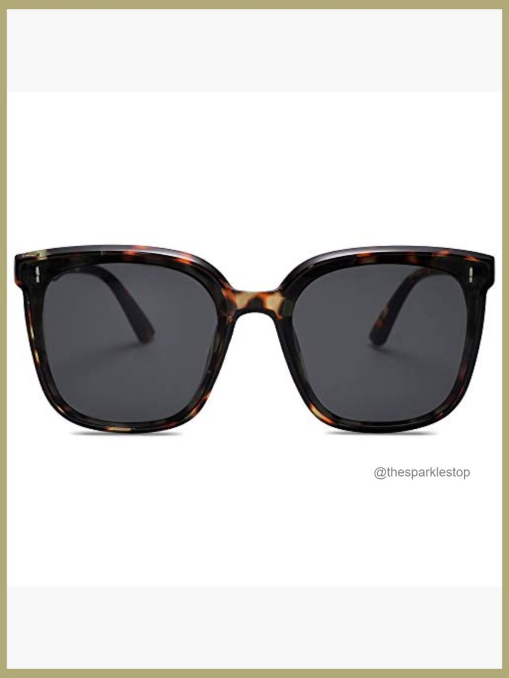 Vintage Style Square Sunglasses with UV400 Protection - Picture 2 of 7